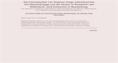 Desktop Screenshot of gut-westenbruegge.de